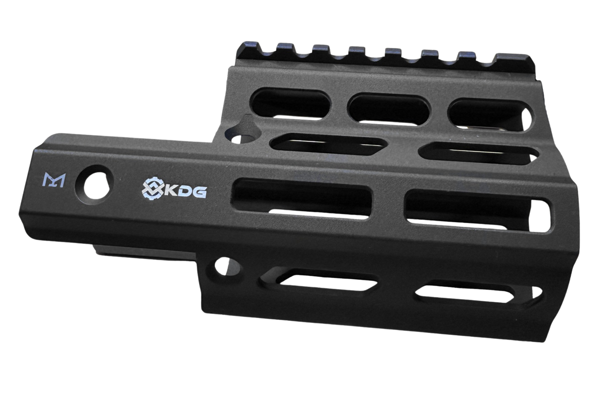 Kinetic Development Group SRX3 MK2 Stribog 3" Rail Extension Black Aluminum - SP9 MLOK