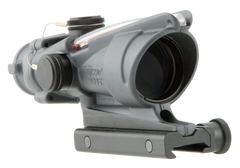 Trijicon 100308 ACOG 4x 32mm Illuminated Red Chevron .223/5.56 BDC Riflescope - Sniper Gray