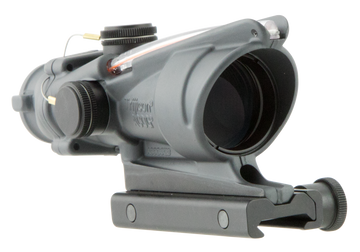 Trijicon 100308 ACOG 4x 32mm Illuminated Red Chevron .223/5.56 BDC Riflescope - Sniper Gray