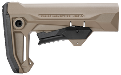 Strike Industries MOD2 Rifle Stock FDE Polymer - Mil-Spec AR-15/AR-10