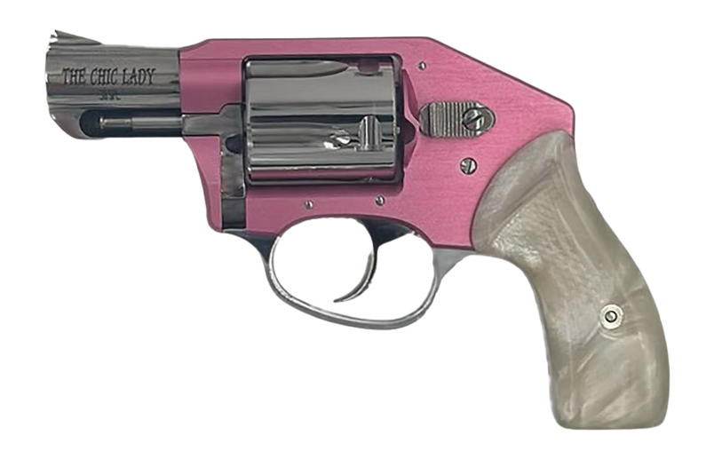 Charter Arms Chic Lady Off Duty 38 Special 2" 5-Shot DAO Revolver - Pink Aluminum/HP Stainless