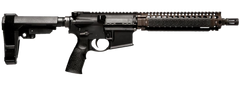 Daniel Defense DDM4 MK18 5.56x45mm NATO 10.30" Semi-Auto Pistol - SBA3 Brace - Black