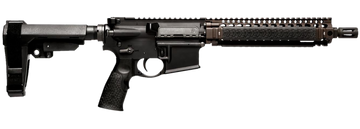 Daniel Defense DDM4 MK18 5.56x45mm NATO 10.30" Semi-Auto Pistol - SBA3 Brace - Black