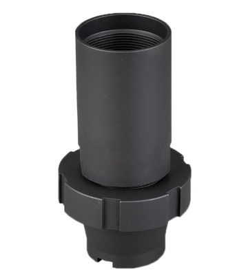 SilencerCo AC865 Echo Choke Adapter 12 Gauge Saiga/Vepr Steel Black