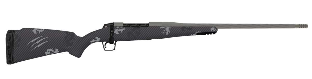 Fierce Firearms Twisted Rogue 300 Win Mag 20" 3+1 Bolt-Action Rifle - Tungsten Cerakote / Phantom Camo
