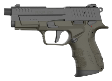Retay USA RXP 22 LR 4" Threaded 10+1 Semi-Auto Pistol - OD Green/Black Cerakote