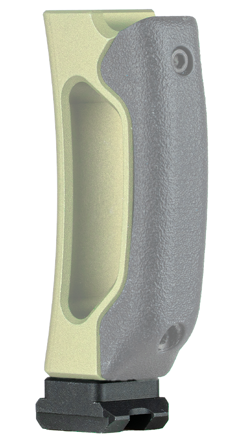 MDT Sporting Goods Hand Cannon Mini Picatinny Rail Slingshot Accessory - Black Aluminum