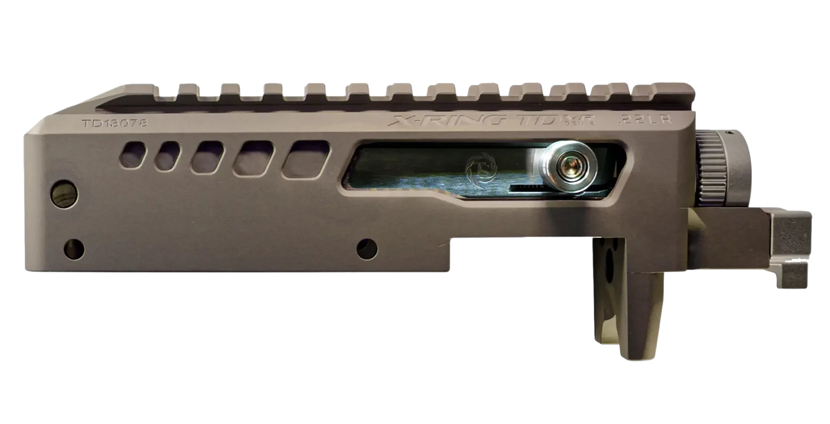 Tactical Solutions XRA2TDQS X-Ring VR Gen2 Takedown 22 LR Semi-Auto Receiver - Quicksand