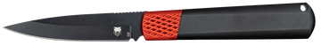 CobraTec Knives Gideon Hidden Release 3" OTF Plain D2 Steel Black/Red Aluminum Handle
