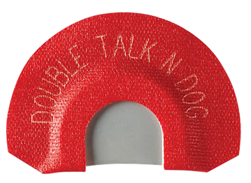 Johnny Stewart Wildlife Calls Double Talk'n Dog Coyote Diaphragm Call - Red