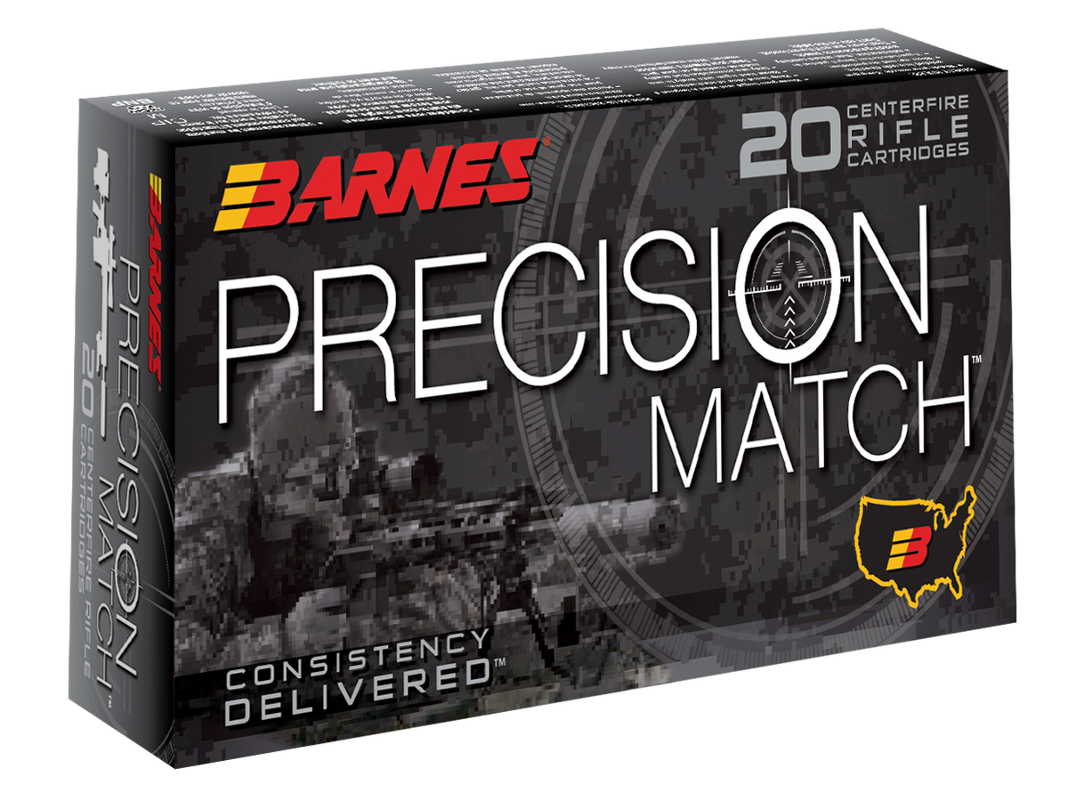 Barnes Bullets Precision Match 308 Win 175gr Open Tip Match Boat Tail - Box or Case