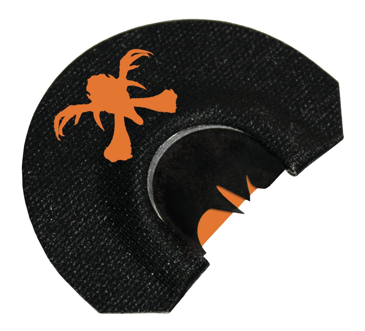 Primos 1245 Hook Hunter Curved Diaphragm Turkey Mouth Call with 3 Latex Reeds