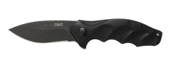 Columbia River CRKT Foresight 3.53" Folding Assisted Plain Black Stonewashed 4116 SS Black GRN Handle