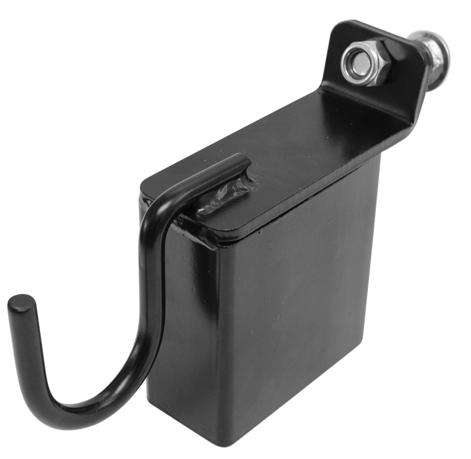 Birchwood Casey 2-In-1 Gong Hanger Black Steel 2x4 Post Mount
