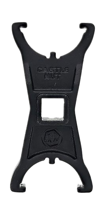 Wheeler Delta Series Castle Nut Crowfoot Wrench - Black Steel