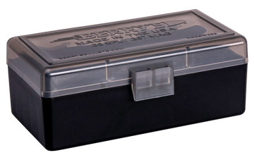 Berry's 92948 Ammo Box 38 Special/357 Mag 50rd Smoke/Black Polypropylene