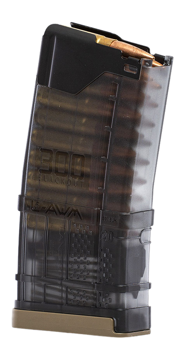 Lancer L5AWM 300 Blackout 20-Rd Translucent Smoke AR-15 Magazine