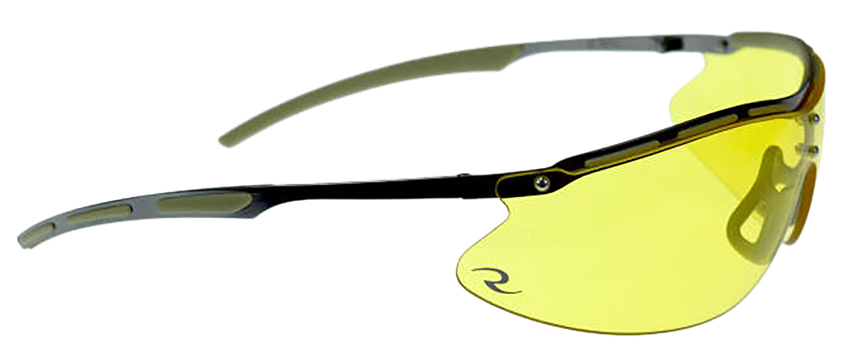 Radians CSB1014CS Bravo Shooting Glasses Amber Lens Single Metal Frame