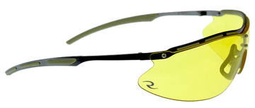 Radians CSB1014CS Bravo Shooting Glasses Amber Lens Single Metal Frame