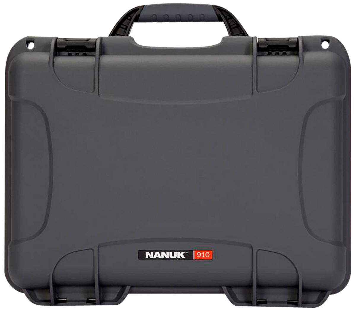 Nanuk 910 2-Up Glock Compatible Pistol Case - Graphite Resin