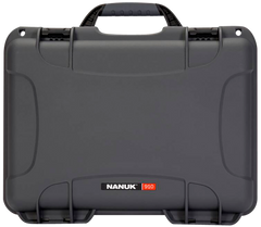 Nanuk 910 2-Up Glock Compatible Pistol Case - Graphite Resin