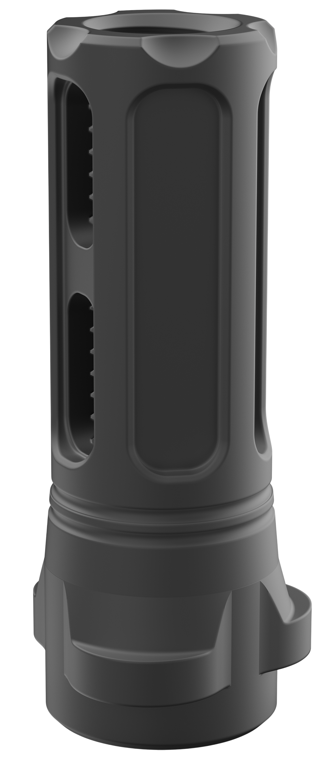 Breek Arms Sentinel Caged 9mm 1/2x28 Flash Hider Black Nitride - Compatible with Breek-LOK 3QD
