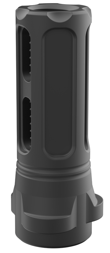 Breek Arms Sentinel Caged 9mm 1/2x28 Flash Hider Black Nitride - Compatible with Breek-LOK 3QD