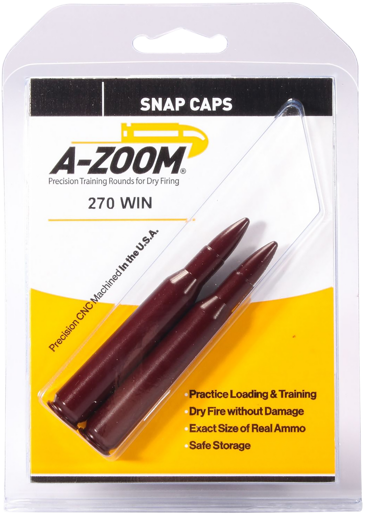 A-Zoom 12224 Rifle Snap Caps 270 Win 2-Pack