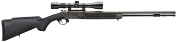 Traditions NitroFire 50 Cal 209 Primer 26" 1:24 VAPR Twist Gray Cerakote Fluted Barrel Black Synthetic Stock - 3-9x40mm Scope