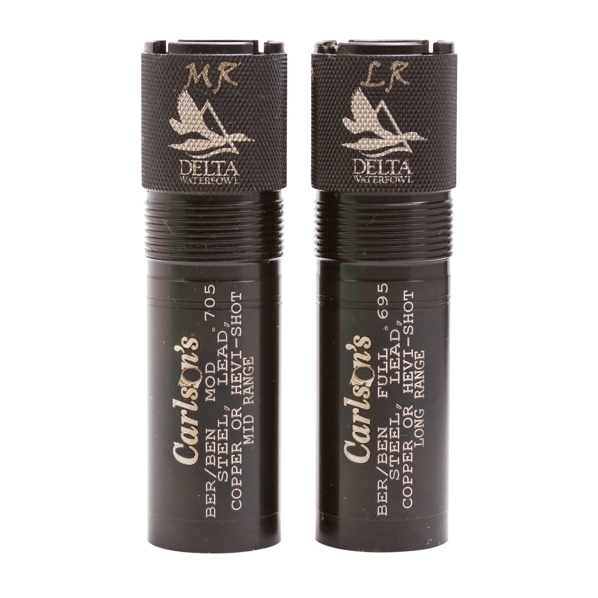Carlsons Delta Waterfowl 12 Gauge Beretta/Benelli Mobil Mid/Long Range Choke Tube - 2 Pack
