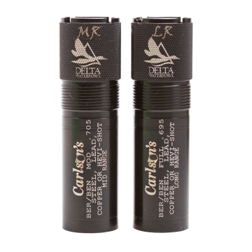Carlsons Delta Waterfowl 12 Gauge Beretta/Benelli Mobil Mid/Long Range Choke Tube - 2 Pack