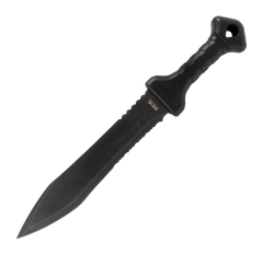S.O.G Phantom Strike Machete II HQ 12.6 in Modified Drop Point Plain 420 SS - Black Nylon Handle