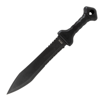 S.O.G Phantom Strike Machete II HQ 12.6 in Modified Drop Point Plain 420 SS - Black Nylon Handle