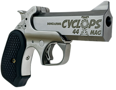 Bond Arms Cyclops Big Bore 44 Mag 4.25" 1-Rd Break-Action Pistol - Matte Stainless/Black B6 Grips