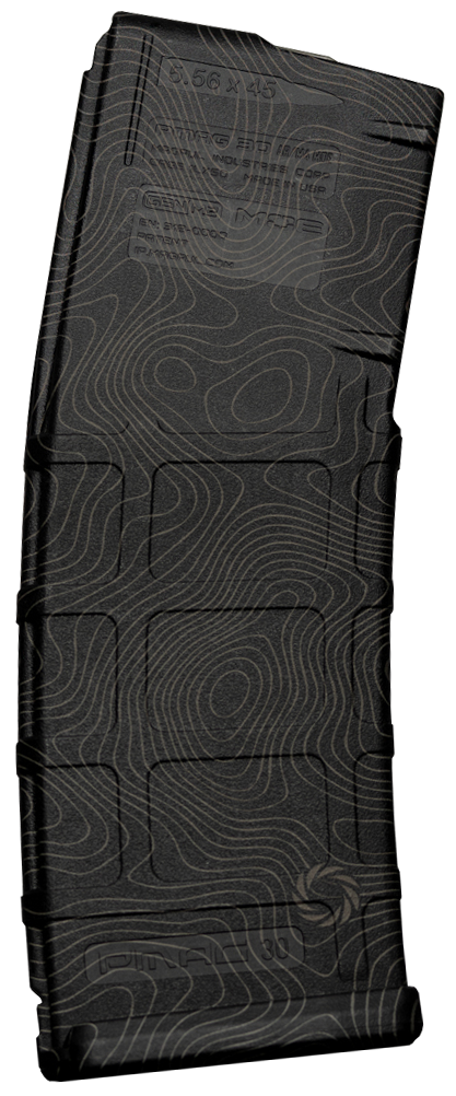 Weapon Works PMAG GEN M2 MOE 30rd AR-15/M4 5.56/.223 Laser Topo Polymer Magazine