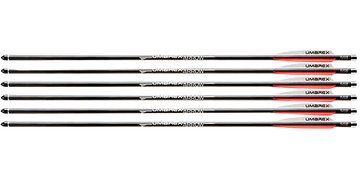 Umarex USA Air Saber Carbon Fiber Arrows 376gr Black 6 Pack