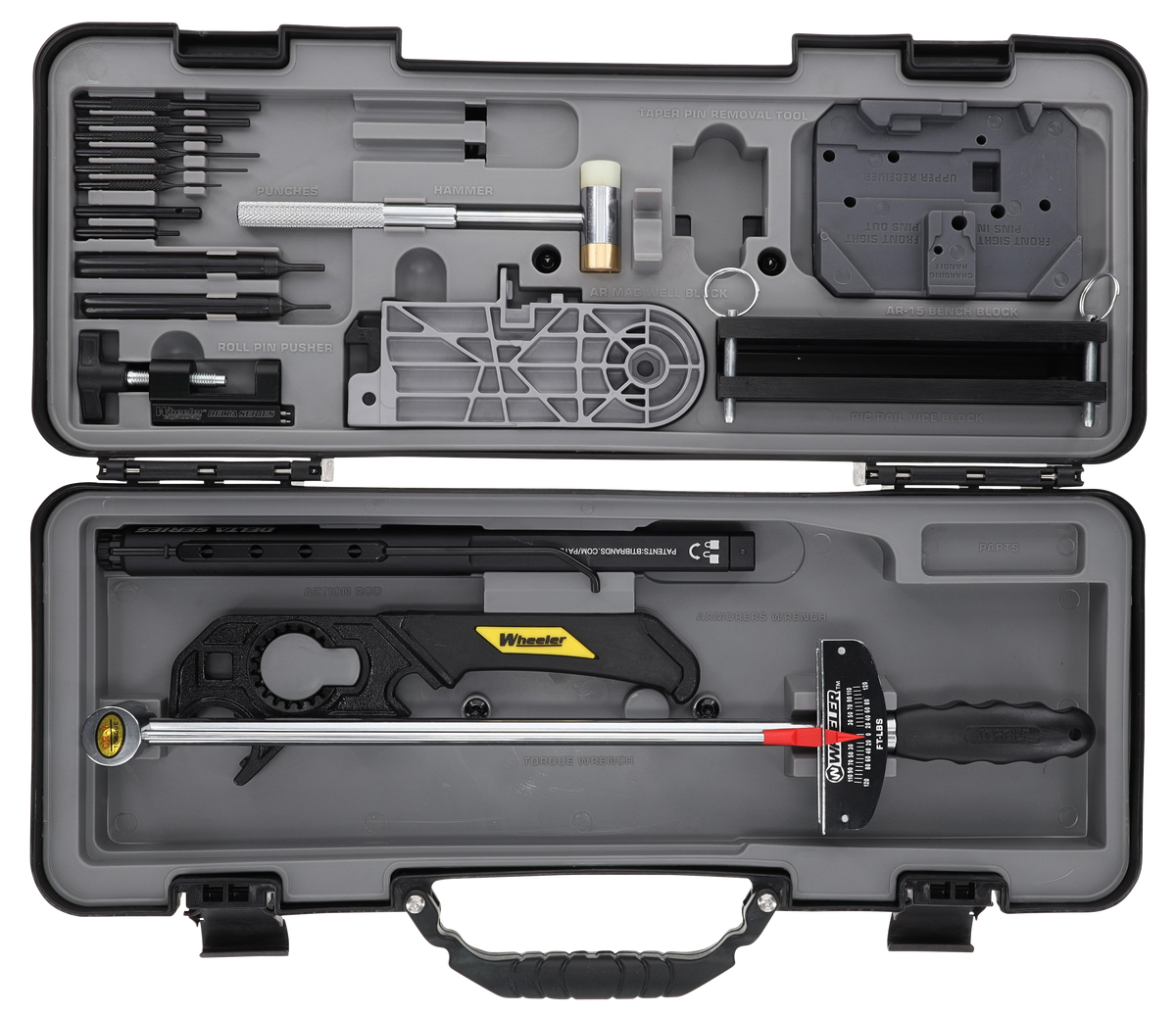 Wheeler Delta Series Pro AR-15 Armorer Kit 18-Piece Black