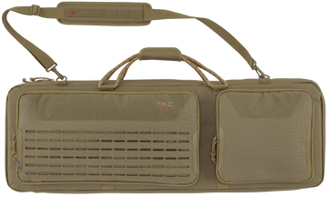 Tac Six Squad 38" Tactical Rifle Case - Coyote 600D Polyester Lockable