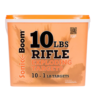 Sonic Boom/Jerent SBT0110P 1 lb Rifle Exploding Target 10 Pack