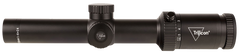Trijicon Credo HX 1-6x24mm 30mm Tube LED Illuminated Red MOA Segmented Circle FFP Riflescope - Satin Black