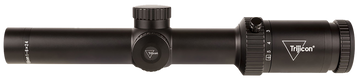 Trijicon Credo HX 1-6x24mm 30mm Tube LED Illuminated Red MOA Segmented Circle FFP Riflescope - Satin Black