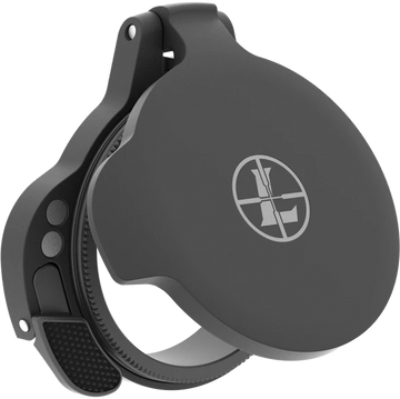 Leupold Alumina Flip-Back Lens Cover Ultralight EP Matte Black Aluminum