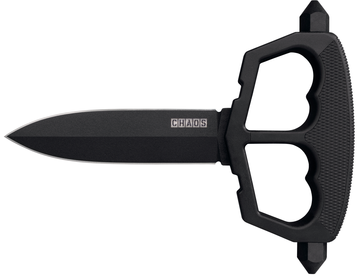 Cold Steel Chaos 5" Fixed Push Knife SK-5 Steel D-Guard