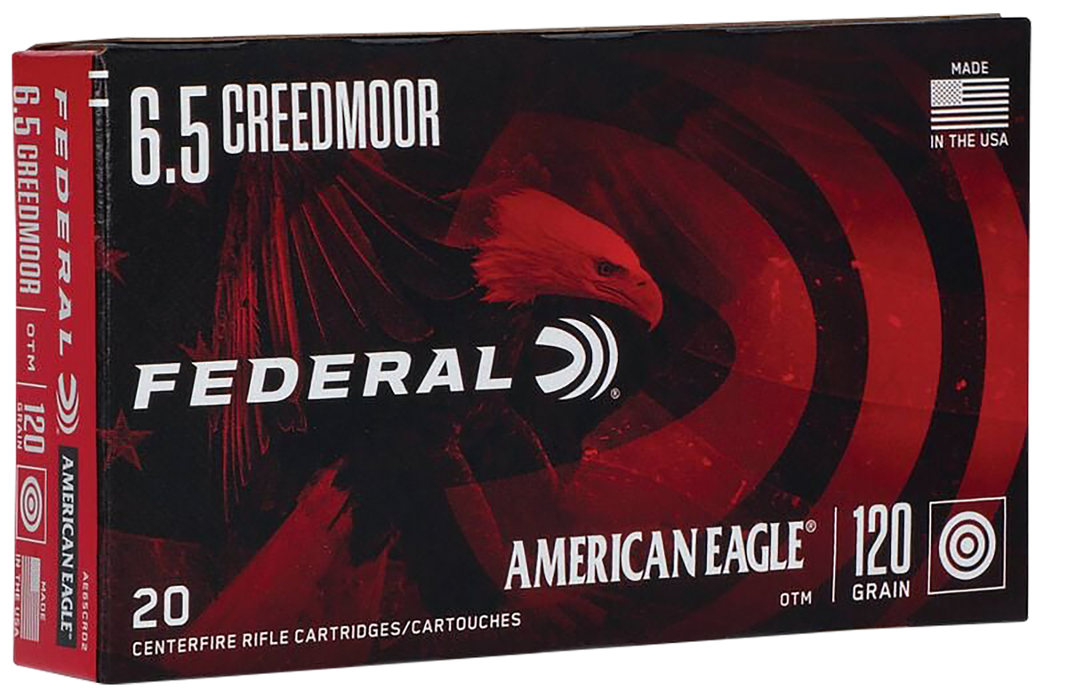 Federal American Eagle 6.5 Creedmoor 120gr Open Tip Match - Box or Case