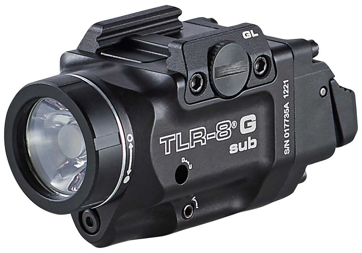 Streamlight TLR-8 G Sub 500 Lumens Weapon Light w/ Green Laser - Glock 43X MOS/48 MOS & Rail