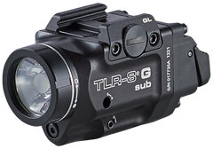 Streamlight TLR-8 G Sub 500 Lumens Weapon Light w/ Green Laser - Glock 43X MOS/48 MOS & Rail