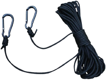 Muddy MUD-LA050 Lift Cord 30' Nylon Rope with 2 Carabiner Clips