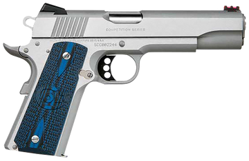 Colt Mfg Competition Government 9mm Luger 5" 9+1 SAO Pistol - Stainless National Match