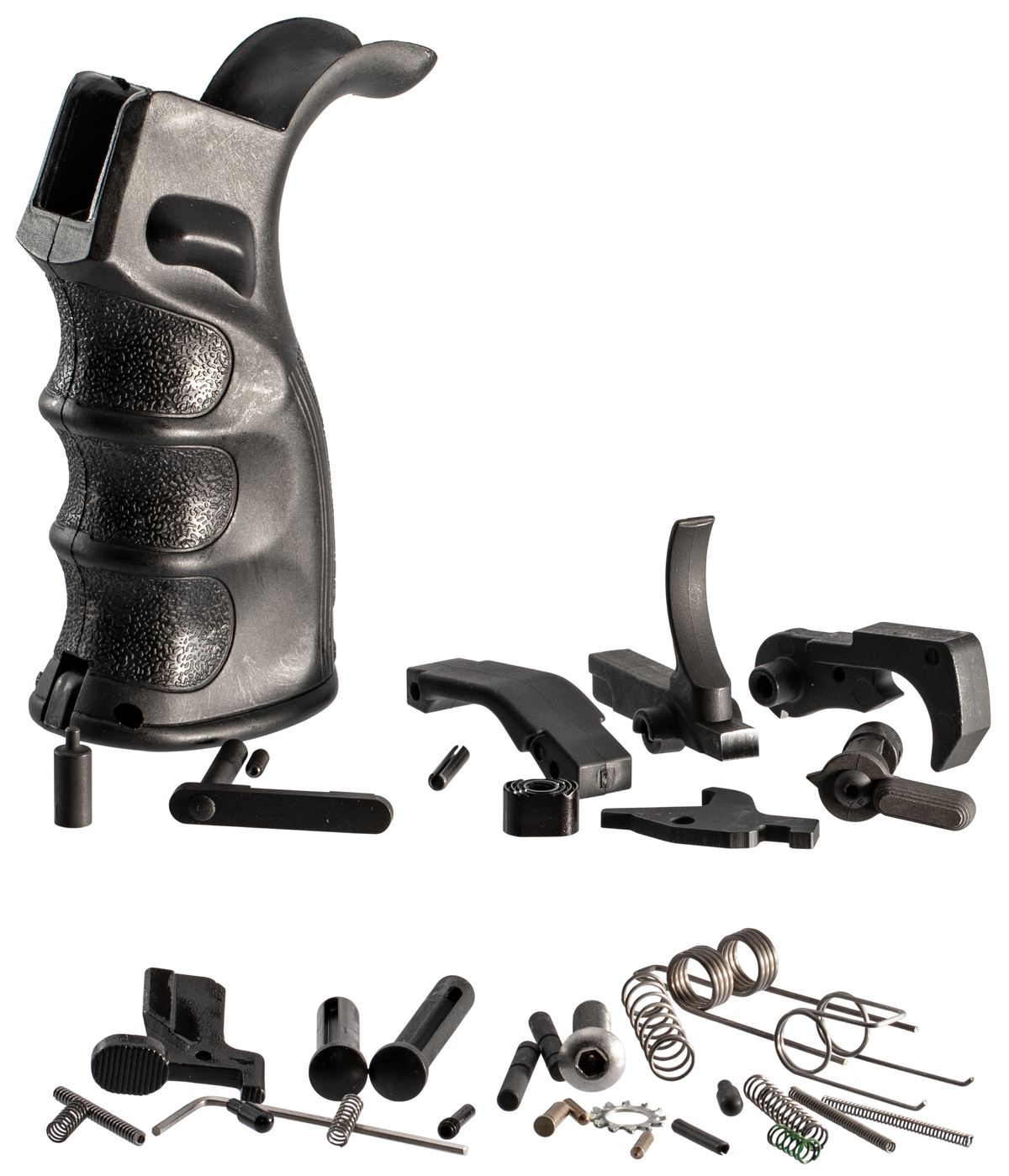 TacFire LPK02B308 AR-10 Lower Parts Kit 308 Win Black