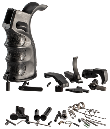 TacFire LPK02B308 AR-10 Lower Parts Kit 308 Win Black